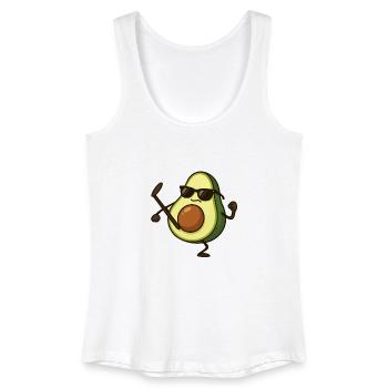 avocado karate - Frauen Bio Tank Top - Weiß - Vorne