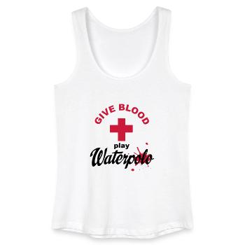 water polo - Frauen Bio Tank Top - Weiß - Vorne