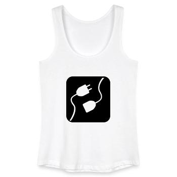 Electricity - Women’s Organic Tank Top - white - Front