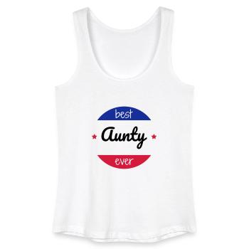 Onkel / Tante / Vetter / Cousin / Kusine - Frauen Bio Tank Top - Weiß - Vorne