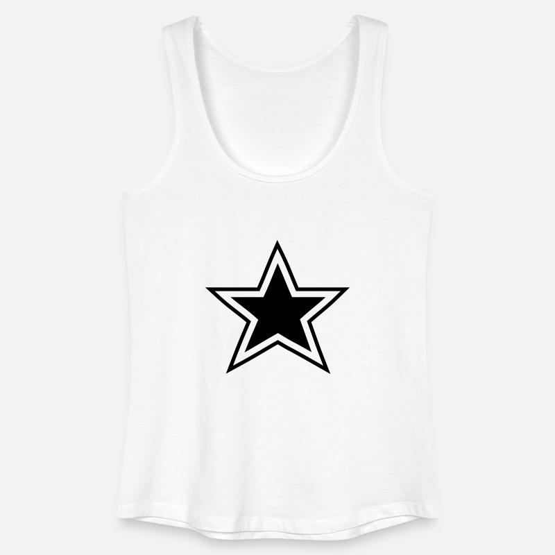 stern - Frauen Bio Tank Top - Weiß