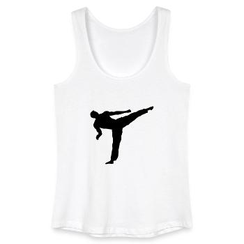 karate - Women’s Organic Tank Top - white - Front