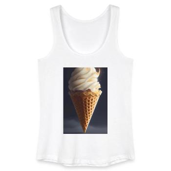 Eiscreme - Frauen Bio Tank Top - Weiß - Vorne