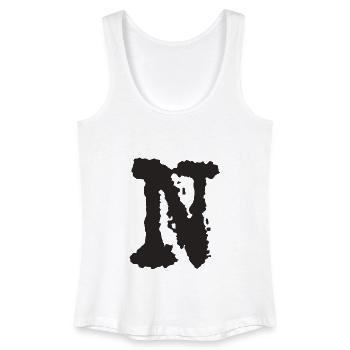 N - Women’s Organic Tank Top - white - Front
