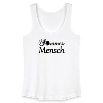 Sommermensch Geschenk - Frauen Bio Tank Top - Weiß - Vorne