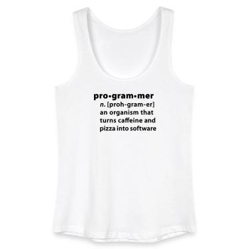 Programmer Wörterbuchdefinition - Frauen Bio Tank Top - Weiß - Vorne