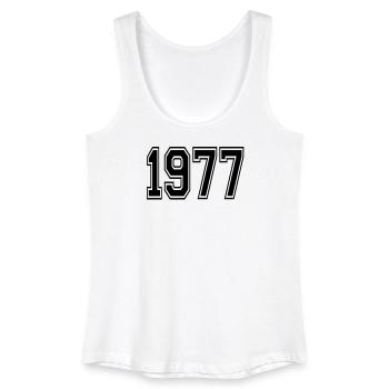 1977 - Frauen Bio Tank Top - Weiß - Vorne