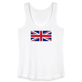 drapeau Angleterre - Débardeur bio Femme - blanc - Devant