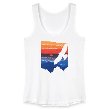 Isaiah 40:31 / Bible verse - Women’s Organic Tank Top - white - Front