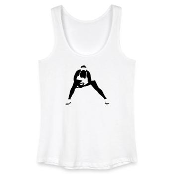 Tennis - Frauen Bio Tank Top - Weiß - Vorne