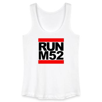 RUN M52 - Frauen Bio Tank Top - Weiß - Vorne