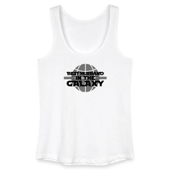 Best husband in the Galaxy - Women’s Organic Tank Top - white - Front