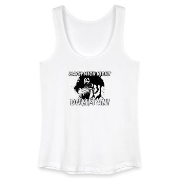 Tiger Raubkatze Tier Spruch lustig - Frauen Bio Tank Top - Weiß - Vorne