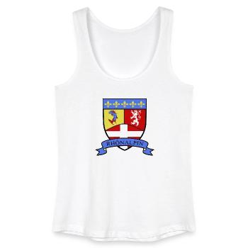 Rhônalpin - Frauen Bio Tank Top - Weiß - Vorne