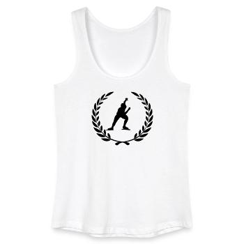 Sport prize laurel wreath winter sports skating - Women’s Organic Tank Top - white - Front