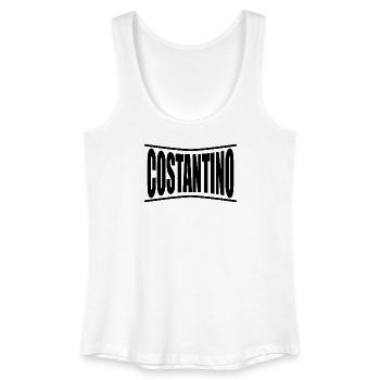 T-Shirt Costantino T-Shirt Geschenkidee - Frauen Bio Tank Top - Weiß - Vorne