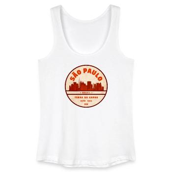 São Paulo Skyline 1822 - Women’s Organic Tank Top - white - Front
