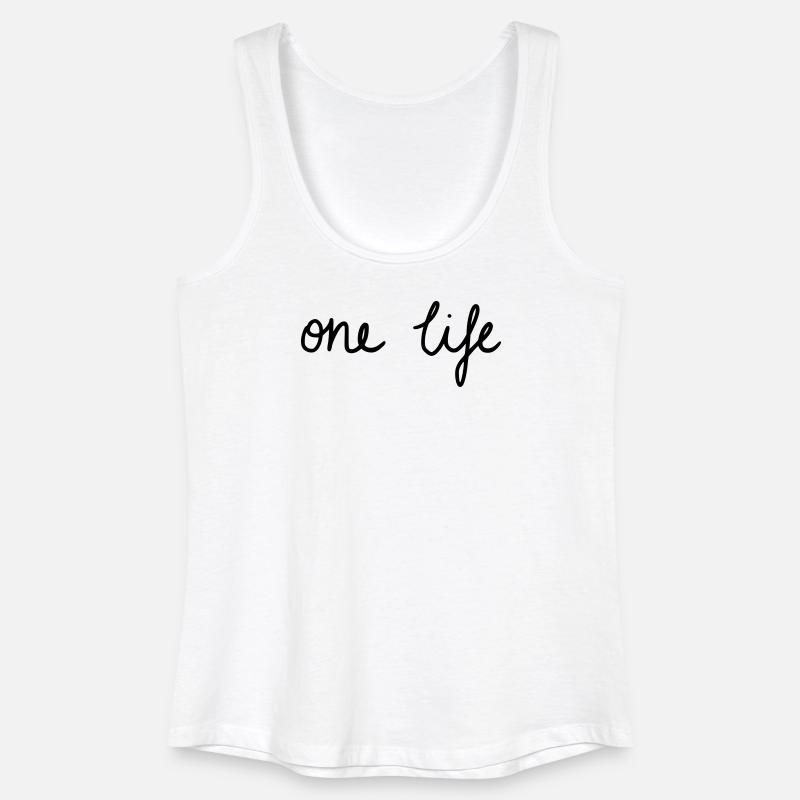ONE LIFE - Women’s Organic Tank Top - white