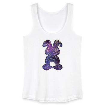 Leopard Pattern Rabbit Easter - Women’s Organic Tank Top - white - Front