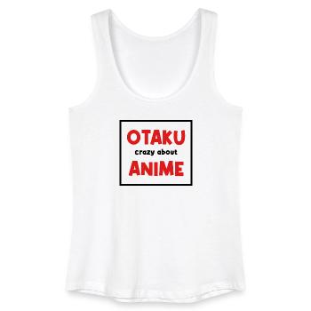 Déclaration Otaku Anemi Manga Culture Pop Geek - Débardeur bio Femme - blanc - Devant