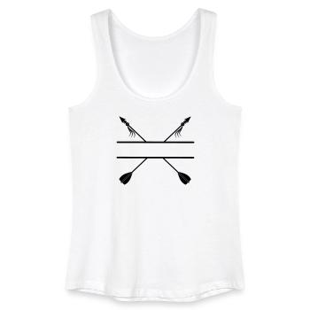 Tir à l’arc Viking arrows - Débardeur bio Femme - blanc - Devant