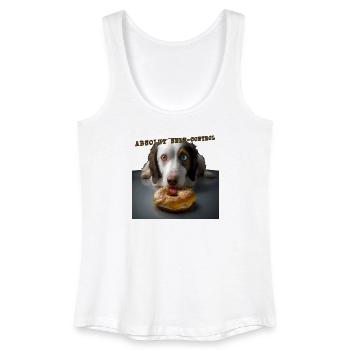 Absolut Selbstkontrollhund 01 - Frauen Bio Tank Top - Weiß - Vorne