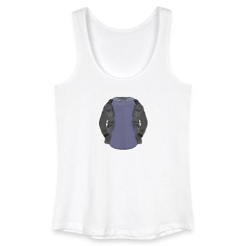 Lustiges kaltes Getränk - Frauen Bio Tank Top - Weiß - Vorne