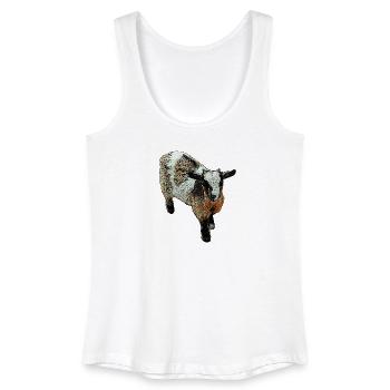Zicklein gefleckt, süße tierbabys, schenken jungen - Frauen Bio Tank Top - Weiß - Vorne