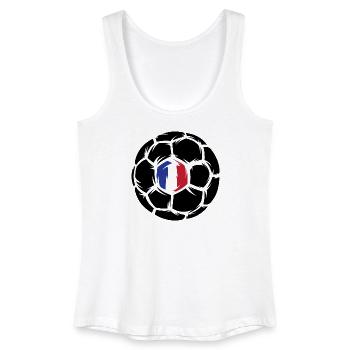 Handball France Handball Joueur Logo Symbole icône Championnat d’Europe - Débardeur bio Femme - blanc - Devant