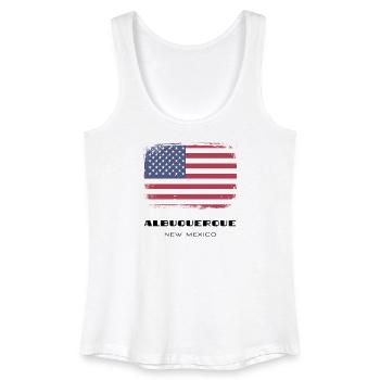 Albuquerque, Nouveau-Mexique, États-Unis - Débardeur bio Femme - blanc - Devant