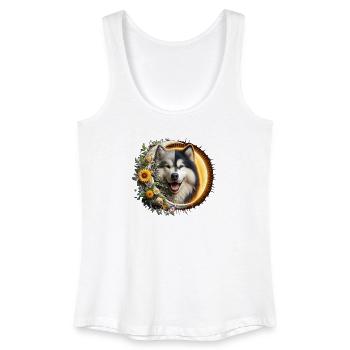 Night and day - Women’s Organic Tank Top - white - Front