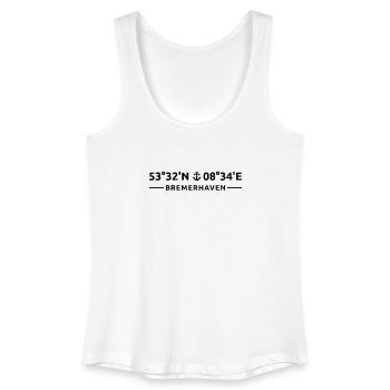 Bremerhaven - Frauen Bio Tank Top - Weiß - Vorne