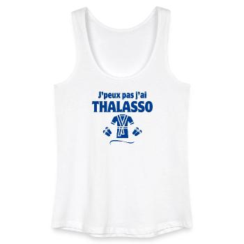Thalassotherapie, Massage, Tonerde - Frauen Bio Tank Top - Weiß - Vorne