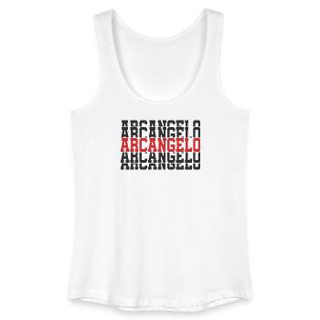 Archangel T-Shirt T-Shirt Gift Stacked Text - Women’s Organic Tank Top - white - Front