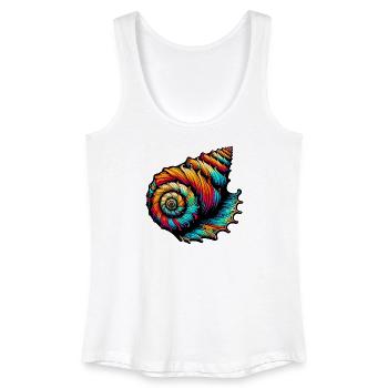 Shell - Women’s Organic Tank Top - white - Front