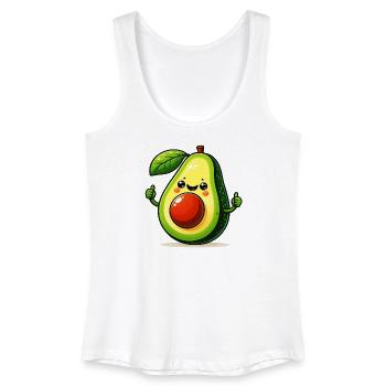 Avocat - Débardeur bio Femme - blanc - Devant