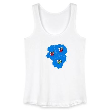 Limousin Region - Frauen Bio Tank Top - Weiß - Vorne