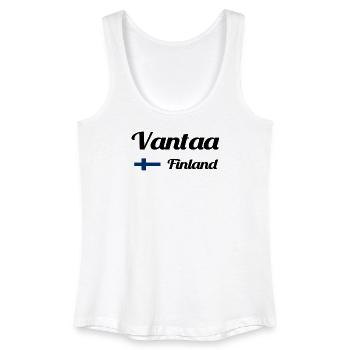 Vantaa Finnland Drucken - Frauen Bio Tank Top - Weiß - Vorne