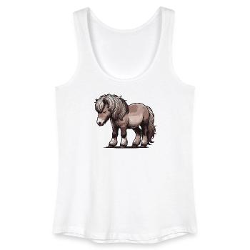 Pony - Frauen Bio Tank Top - Weiß - Vorne