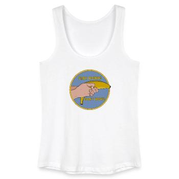 Bleib unten, bewege dich nicht, lustige Banane - Frauen Bio Tank Top - Weiß - Vorne
