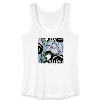 Hand-drawn shapes - Women’s Organic Tank Top - white - Front
