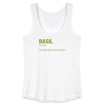 BASIL Basilikum - Frauen Bio Tank Top - Weiß - Vorne
