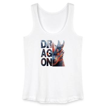 Dragon - Women’s Organic Tank Top - white - Front