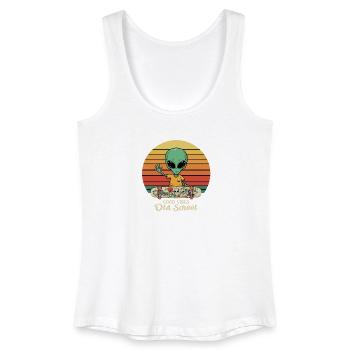 Alien Skater - Tattoo - Old School - Women’s Organic Tank Top - white - Front