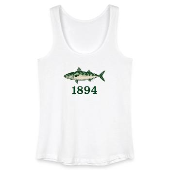 1894 Makrele - Frauen Bio Tank Top - Weiß - Vorne
