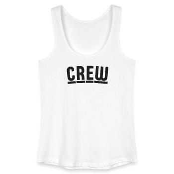Crew-Design mit Berliner Charme - Frauen Bio Tank Top - Weiß - Vorne
