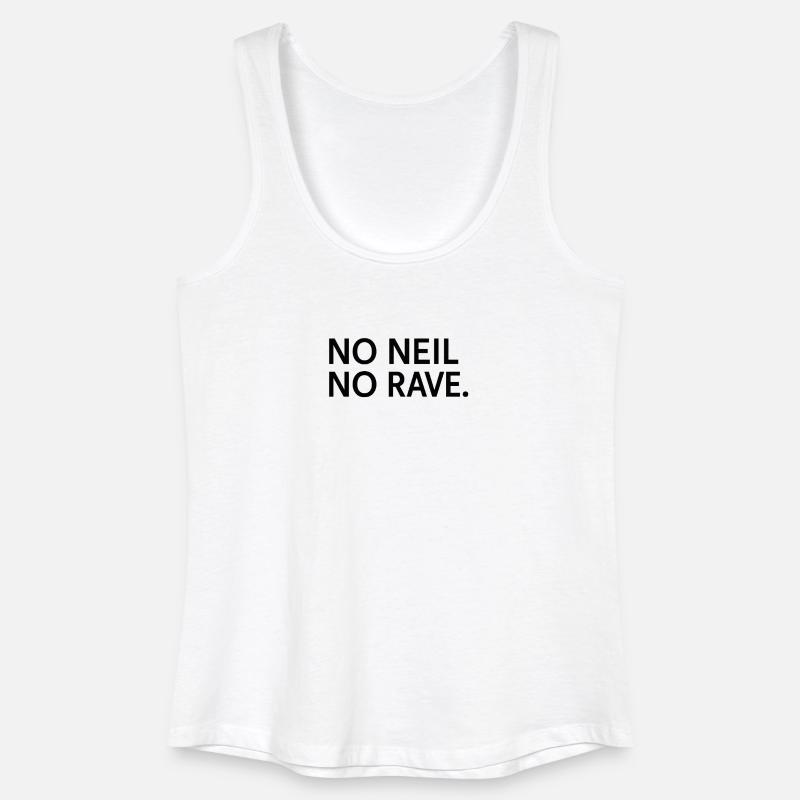 Pas de Neal pas de rave - Débardeur bio Femme - blanc