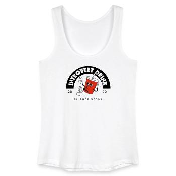 Introvert - Women’s Organic Tank Top - white - Front