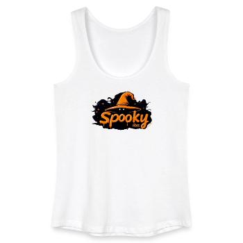 Spooky Vibes – Halloween Magic and Thrills - Women’s Organic Tank Top - white - Front