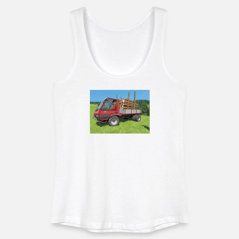 AEBI TP68 - Frauen Bio Tank Top - Weiß